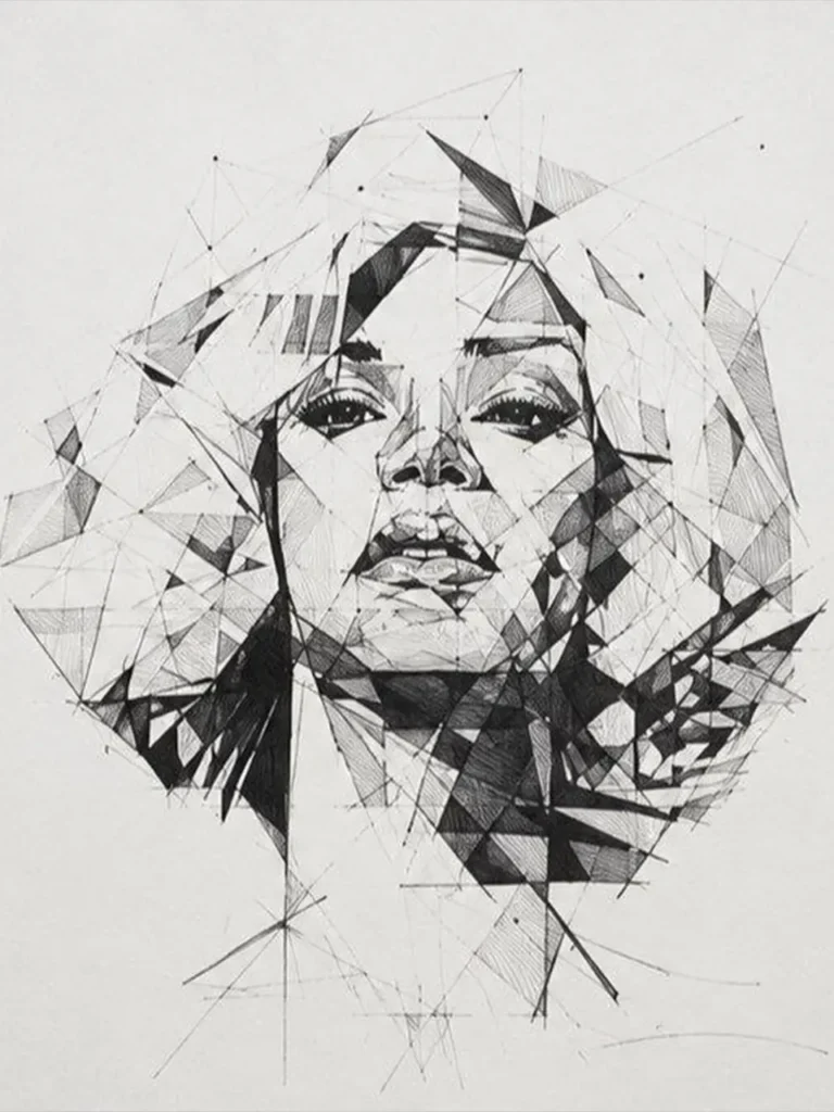 Nooshin Studio Style Geometric Art